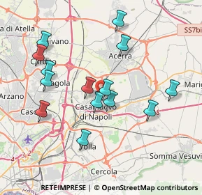 Mappa Via Guglielmo Marconi, 80013 Casalnuovo di Napoli NA, Italia (3.98857)