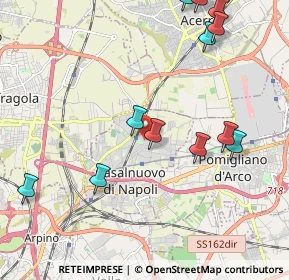 Mappa Via Guglielmo Marconi, 80013 Casalnuovo di Napoli NA, Italia (2.60667)