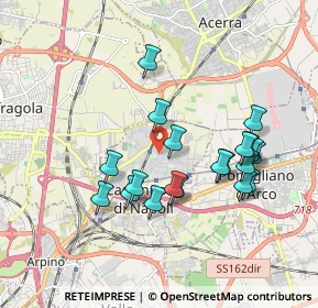 Mappa Via Guglielmo Marconi, 80013 Casalnuovo di Napoli NA, Italia (1.8435)