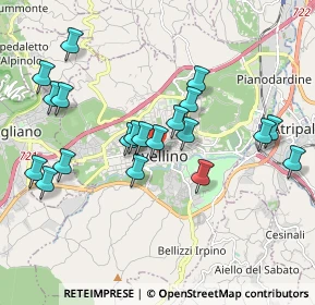 Mappa Via Giuseppe Verdi, 83100 Avellino AV, Italia (2.028)