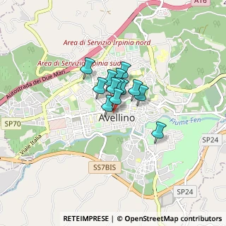 Mappa Via Verdi Giuseppe, 83100 Avellino AV, Italia (0.45615)