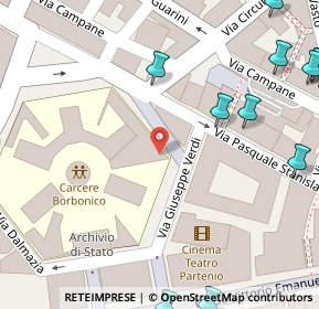 Mappa Via Giuseppe Verdi, 83100 Avellino AV, Italia (0.1305)