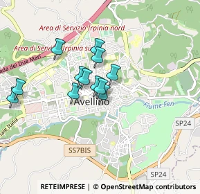 Mappa Via Partenio, 83100 Avellino AV, Italia (0.70833)