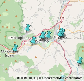 Mappa Via Partenio, 83100 Avellino AV, Italia (4.26385)