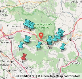 Mappa Corso Vittorio Emanuele II, 83027 Mugnano del Cardinale AV, Italia (6.96438)
