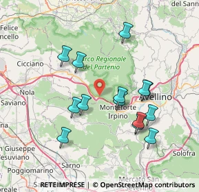 Mappa Corso Vittorio Emanuele II, 83027 Mugnano del Cardinale AV, Italia (7.58143)