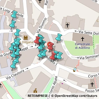 Mappa Piazza Amendola, 83100 Avellino AV, Italia (0.04828)