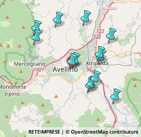 Mappa Via triggio, 83100 Avellino AV, Italia (3.89)