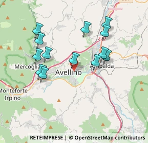 Mappa Via triggio, 83100 Avellino AV, Italia (3.85615)