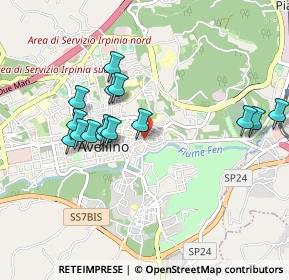 Mappa L.go Triggio, 83100 Avellino AV, Italia (0.95333)