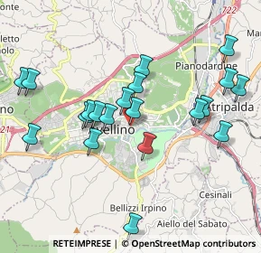 Mappa Via triggio, 83100 Avellino AV, Italia (2.1075)