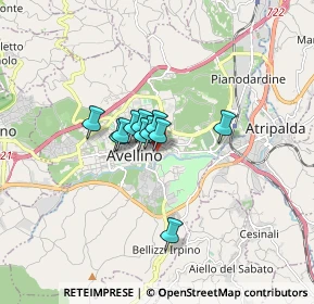 Mappa Via triggio, 83100 Avellino AV, Italia (0.99273)