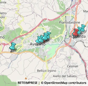 Mappa Via triggio, 83100 Avellino AV, Italia (1.86636)