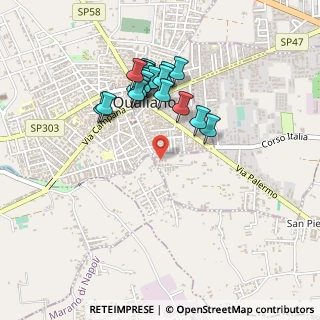 Mappa Via Corigliano, 80010 Villaricca NA, Italia (0.4525)