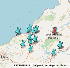 Mappa 07030 Viddalba SS, Italia (14.6145)