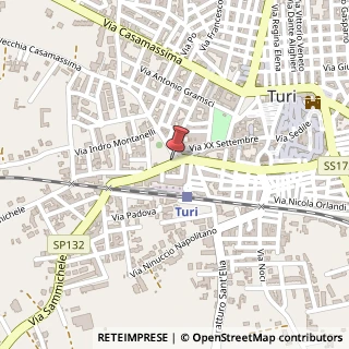 Mappa Largo Pozzi, 10, 70010 Turi, Bari (Puglia)