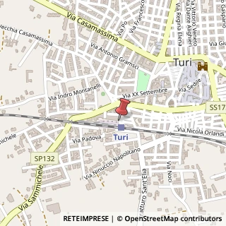 Mappa Via Stazione, 70010 Turi, Bari (Puglia)