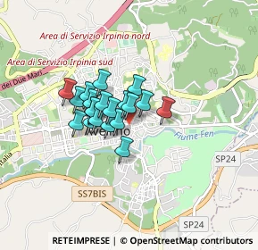 Mappa Via Chiesa Conservatorio, 83100 Avellino AV, Italia (0.5645)