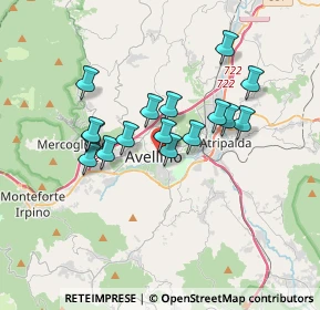 Mappa Vicolo Carminello, 83100 Avellino AV, Italia (3.03375)