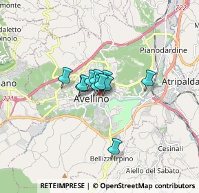 Mappa Vicolo Carminello, 83100 Avellino AV, Italia (0.86364)