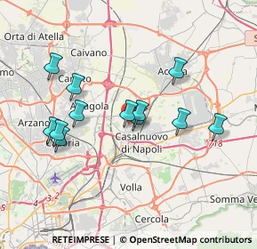 Mappa Via Luigi Pirandello, 80013 Casalnuovo di Napoli NA, Italia (3.5925)