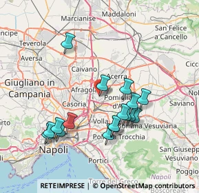 Mappa Via Luigi Pirandello, 80013 Casalnuovo di Napoli NA, Italia (7.61706)