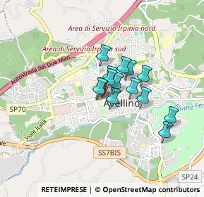 Mappa Via Generale Luca Montuori, 83100 Avellino AV, Italia (0.58071)