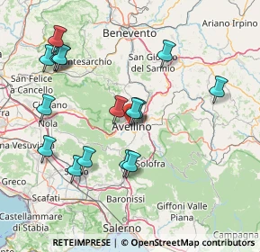 Mappa Via Generale Luca Montuori, 83100 Avellino AV, Italia (17.5425)