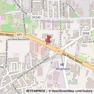 Mappa Via nenni pietro 54, 80018 Mugnano di Napoli, Napoli (Campania)