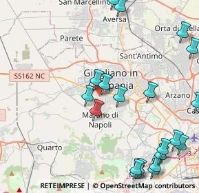 Mappa Via Gennaro Serra, 80012 Calvizzano NA, Italia (5.9545)