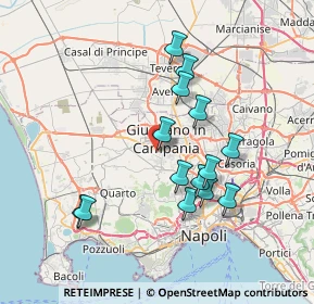 Mappa Via Gennaro Serra, 80012 Calvizzano NA, Italia (7.21286)