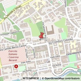Mappa Via Cristoforo Colombo, 58b, 83100 Avellino, Avellino (Campania)