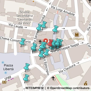 Mappa Via Santissima Trinità, 83100 Avellino AV, Italia (0.01304)