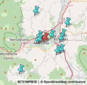 Mappa Via Giuseppe Nappi, 83100 Avellino AV, Italia (3.1175)