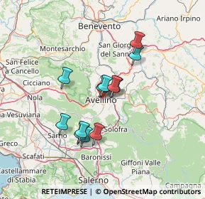 Mappa Via Santissima Trinità, 83100 Avellino AV, Italia (11.4925)