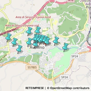 Mappa Via Giuseppe Nappi, 83100 Avellino AV, Italia (0.75063)
