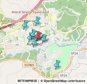Mappa Via Santissima Trinità, 83100 Avellino AV, Italia (0.63)