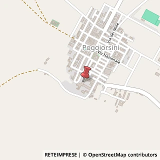 Mappa Piazza Addolorata, 23, 70020 Poggiorsini, Bari (Puglia)