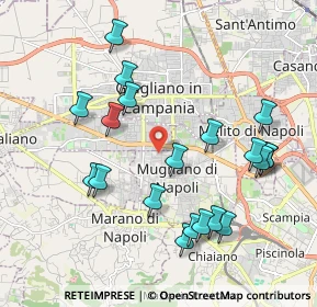Mappa Via Pietro Mascagni, 80018 Mugnano di Napoli NA, Italia (2.2305)