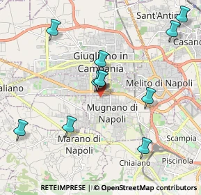Mappa Via Pietro Mascagni, 80018 Mugnano di Napoli NA, Italia (2.19727)