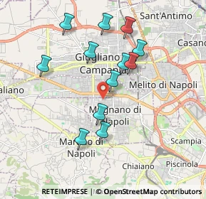 Mappa Via Pietro Mascagni, 80018 Mugnano di Napoli NA, Italia (1.8925)