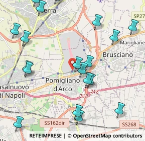 Mappa Via Ugo Govvato, 80038 Pomigliano d'Arco NA, Italia (2.76053)