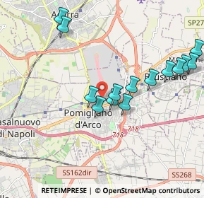 Mappa Via Ugo Govvato, 80038 Pomigliano d'Arco NA, Italia (2.12857)