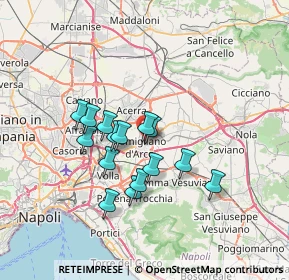 Mappa Via Ugo Govvato, 80038 Pomigliano d'Arco NA, Italia (5.98467)