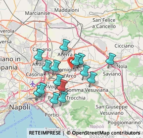 Mappa Via Ugo Govvato, 80038 Pomigliano d'Arco NA, Italia (6.502)