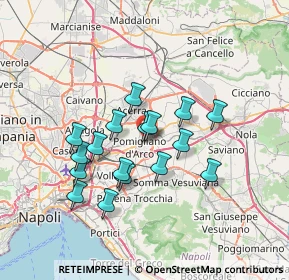 Mappa Via Ugo Govvato, 80038 Pomigliano d'Arco NA, Italia (6.36235)