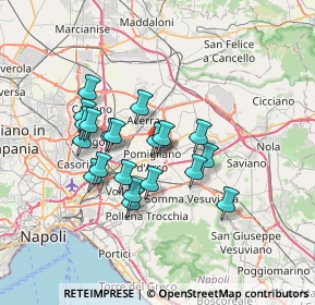 Mappa Via Ugo Govvato, 80038 Pomigliano d'Arco NA, Italia (6.2215)