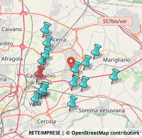 Mappa Via Ugo Govvato, 80038 Pomigliano d'Arco NA, Italia (3.87688)