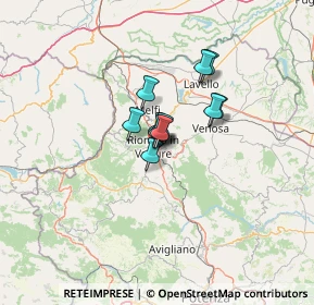 Mappa Piazza Don Achille Fosco, 85028 Rionero In Vulture PZ, Italia (7.055)