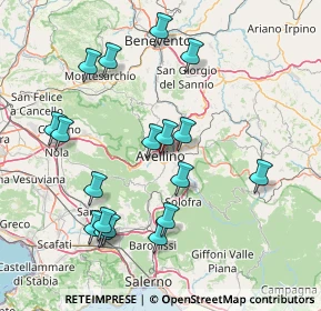 Mappa Via Beata Laura Mancini, 83100 Avellino AV, Italia (17.33611)